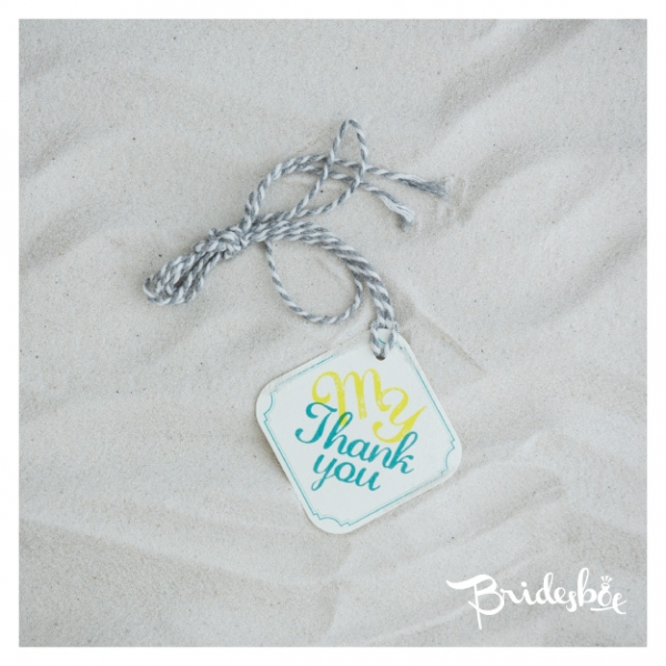 【BRIDESBOX】design #01 Thank you Tag