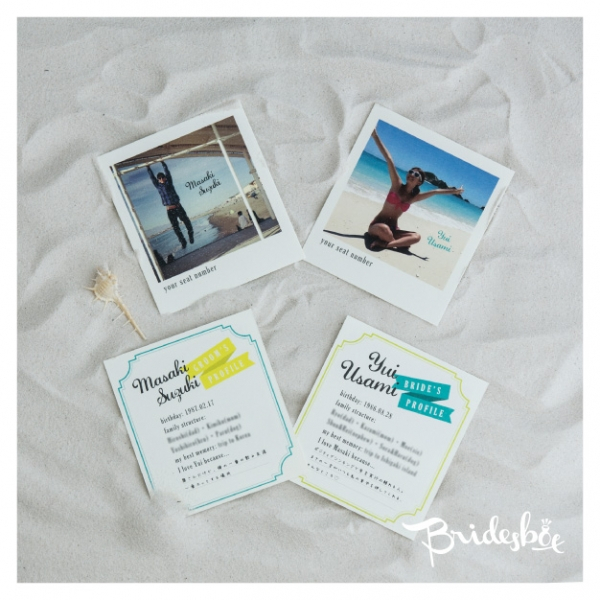【BRIDESBOX】design #01プロフィールカード